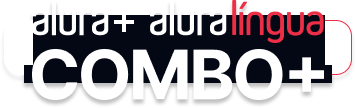 O combo+ é a junçã do alura+ e o alura lingua